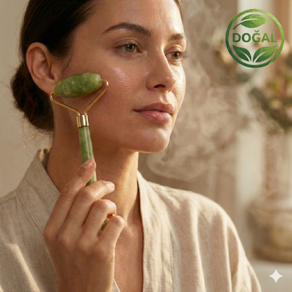 Yeşim Doğal Sha Yüz Masaj Taşı