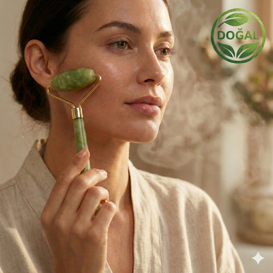 Yeşim Doğal Sha Yüz Masaj Taşı